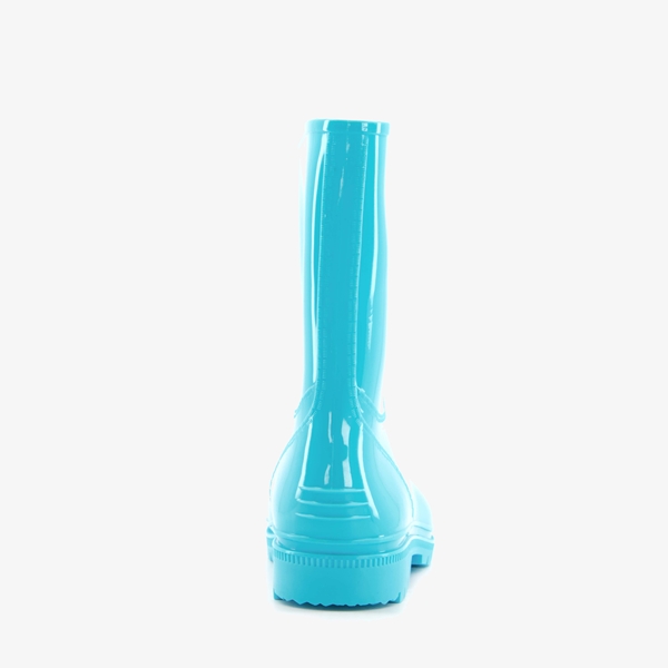 Blauwe kinder regenlaarzen turquoise