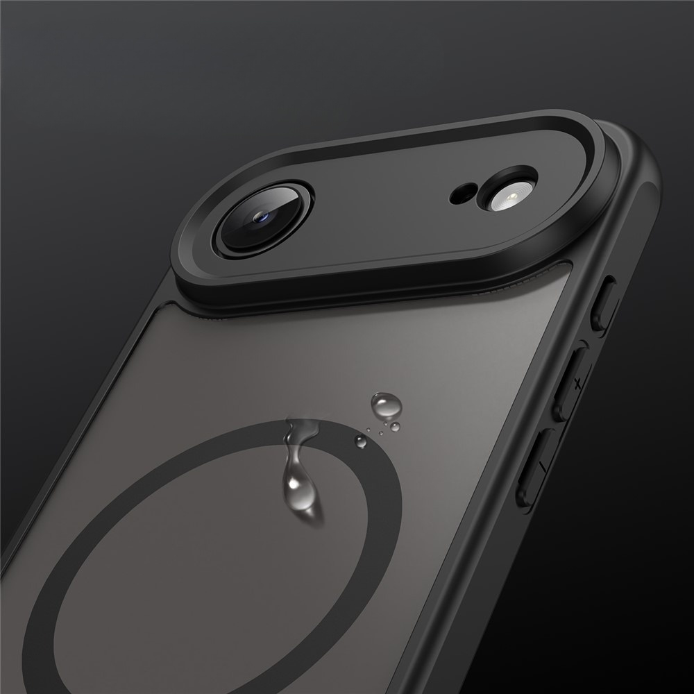 iPhone Air MagSafe Hybrid Hülle mit TPU Bumper - Schwarz