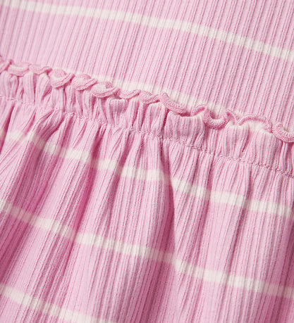 Name It Kjole - Rib - NmfKianna - Pastel Lavender/Festival Bloom