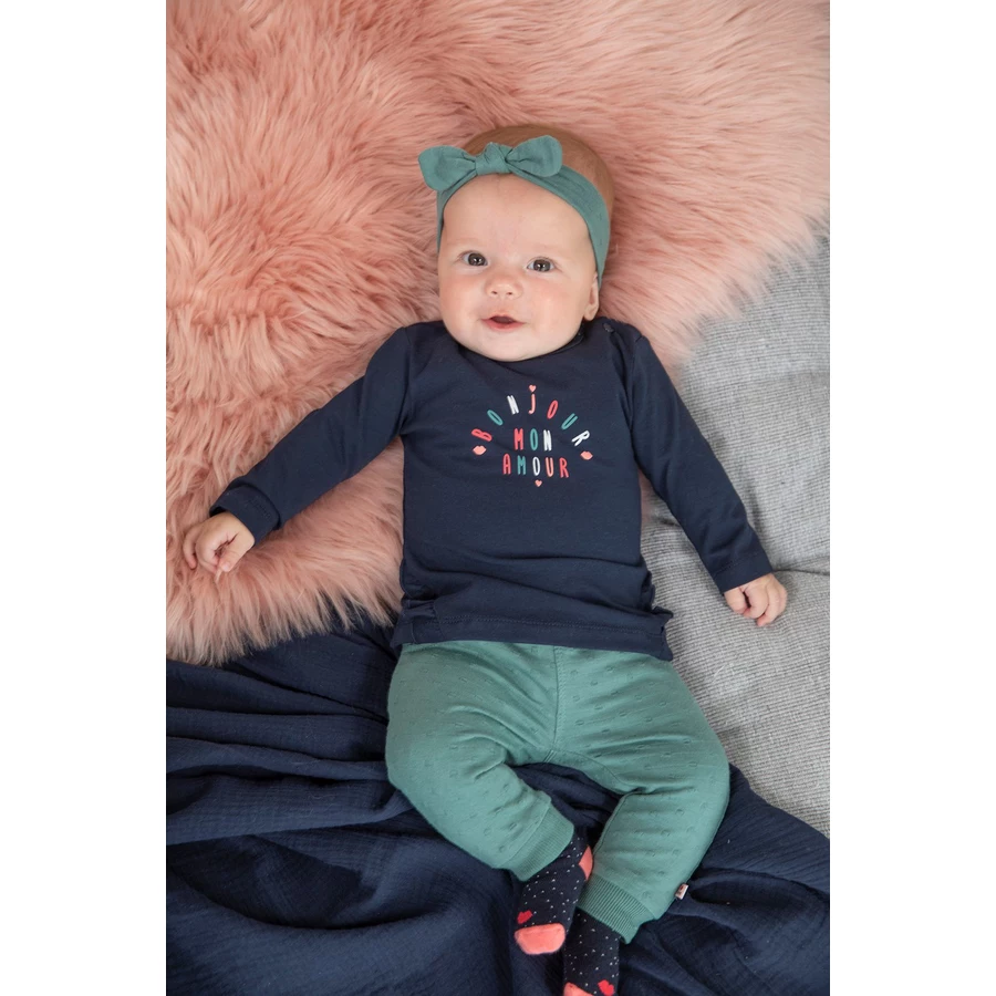 Feetje Longsleeve Bonjour Mon Petit