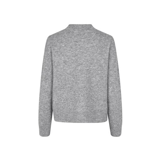 Samsøe Samsøe Anour o-n Striktrøje, Grey Mel., M