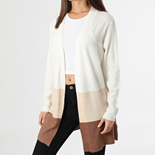 Cardigan Femme Rachel 3 Beige Marron