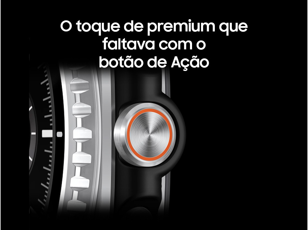 SMARTWATCH SAMSUNG WATCH8 CLASSIC BLUETOOTH 46MM PRETO