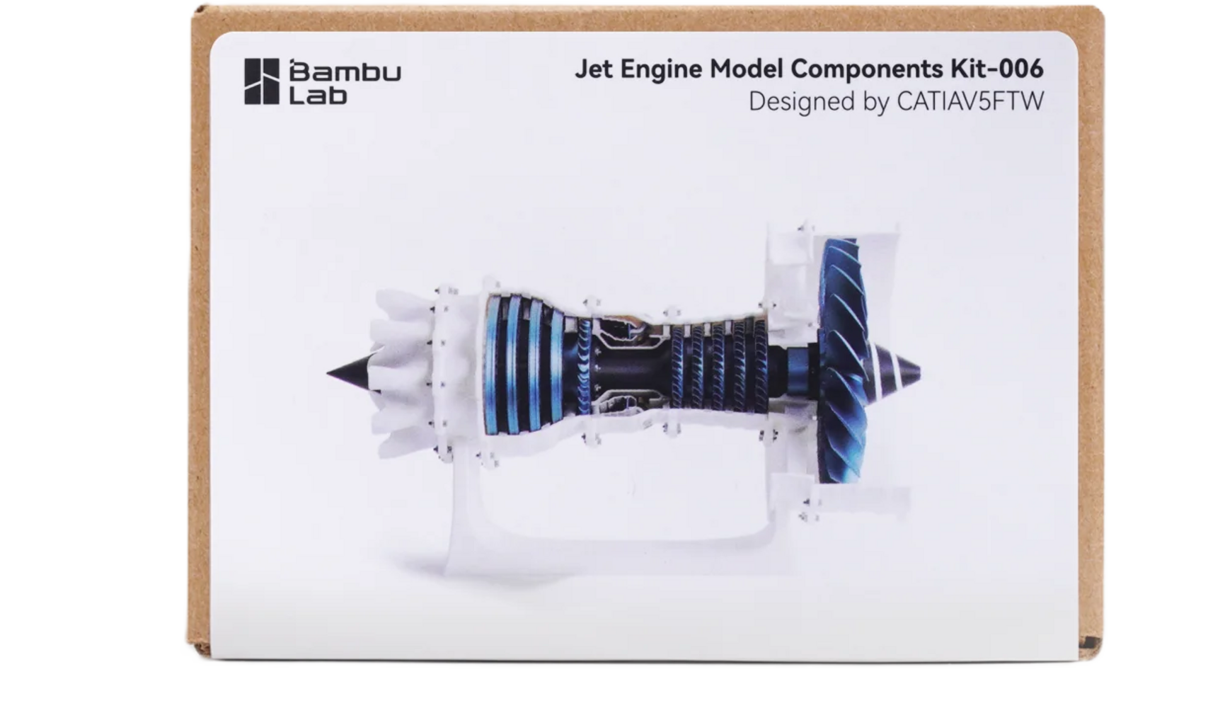 Bambu Lab  Jet Engine Model Components Kit-006    Hardware Kit zum Zusammenbauen eines Düsentriebwerks