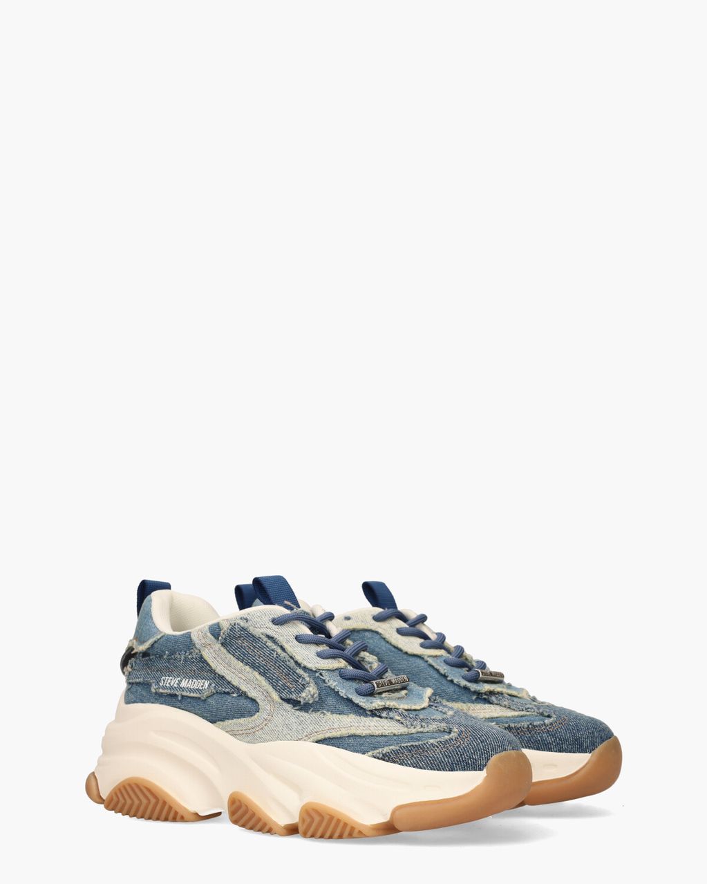 Steve Madden Possession-E Jeansblauw Damessneakers