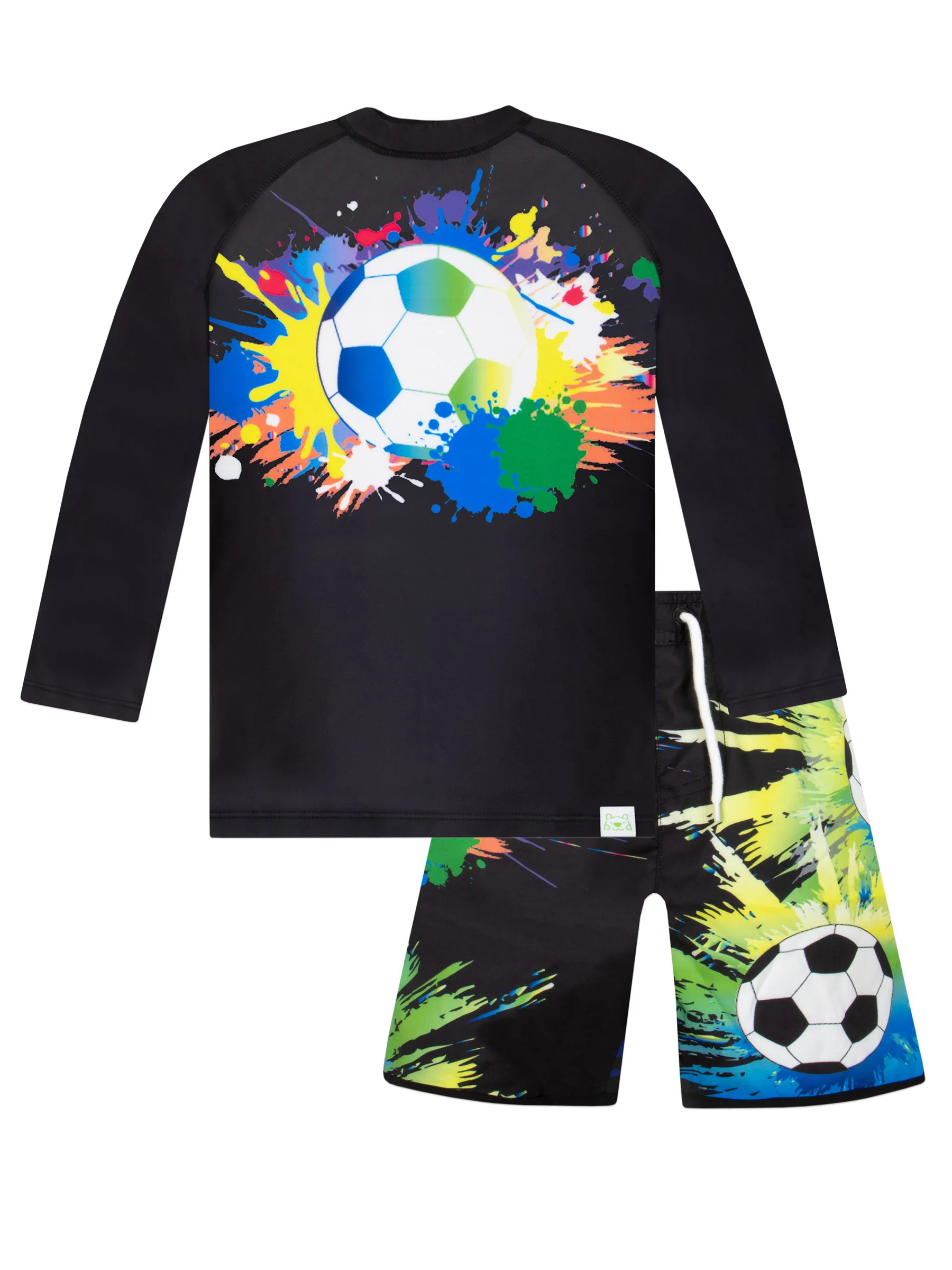 Harry Bear 2-delige zwemset in voetbalstijl