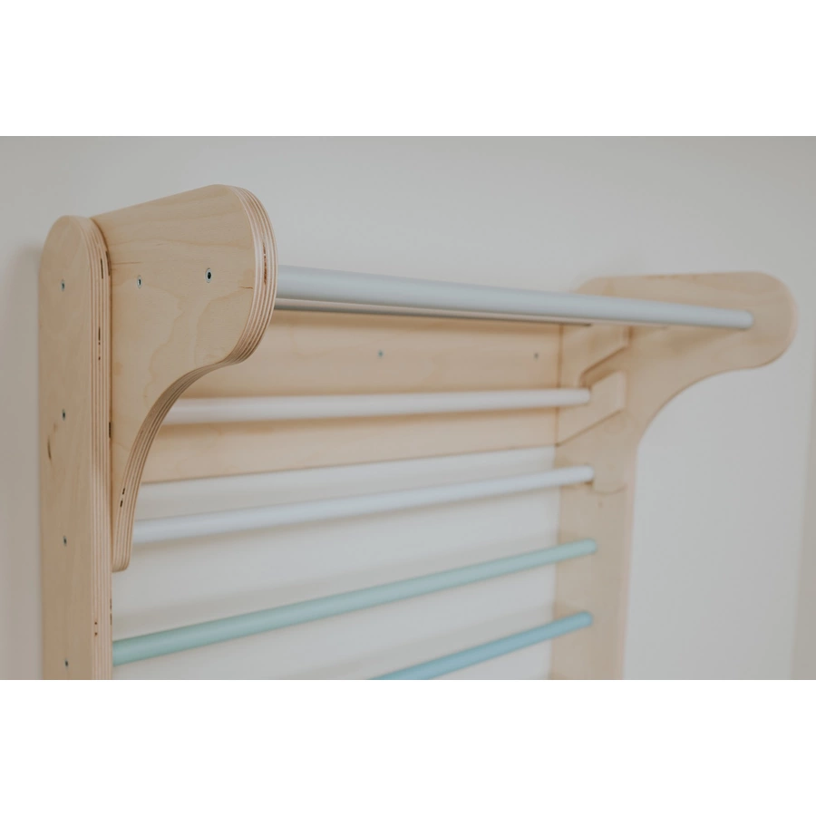 LEG & GO Kletterdreieck – Kletterwand (schwedisch) 2in1, pastell