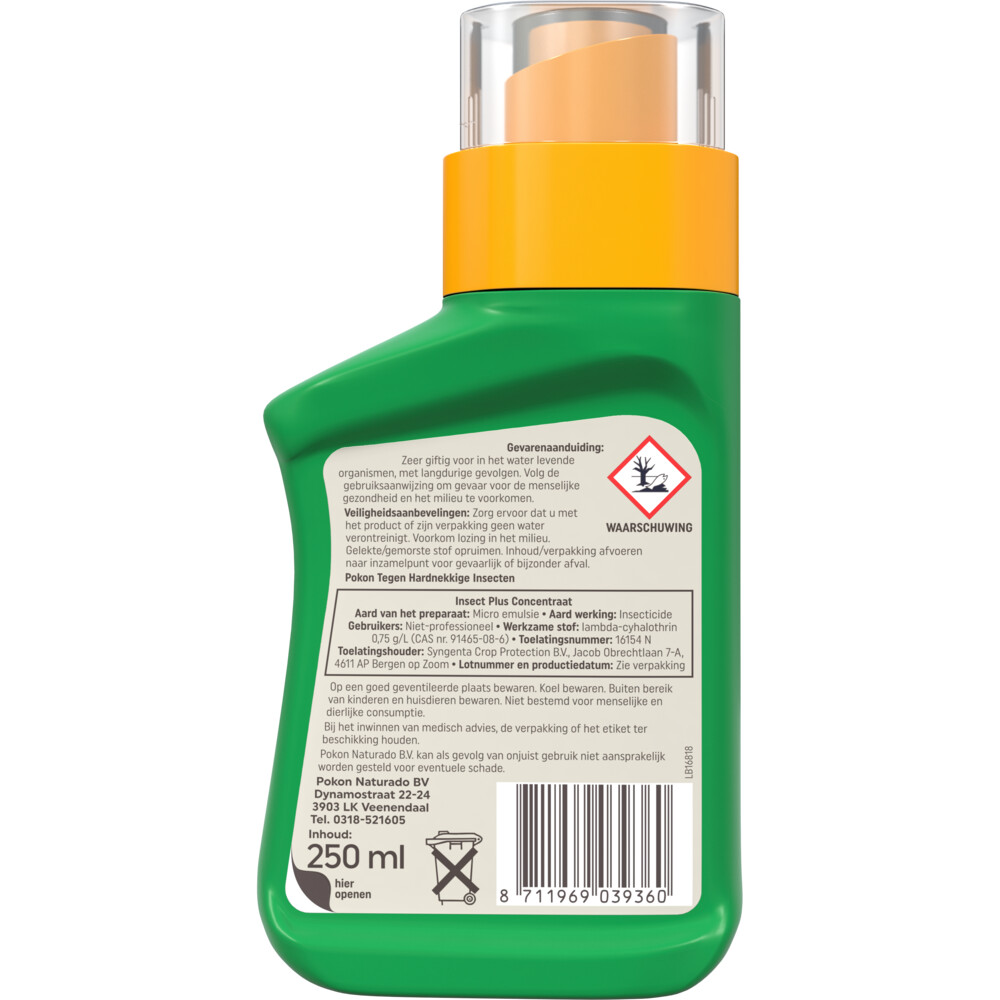 Pokon Tegen Insecten Hardnekkige Concentraat Insect-Ex Concentraat 250 ml