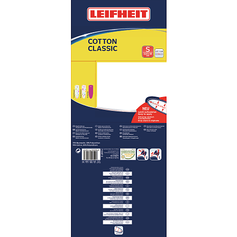 Leifheit Cotton Classic S strygebetræk - flere varianter - assorteret