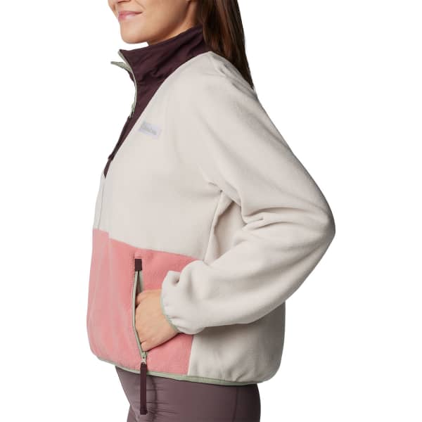 Sweat polaire COLUMBIA SEQUOIA GROVE HALF ZIP FLEECE W DARK STONE/PINK AGAVE