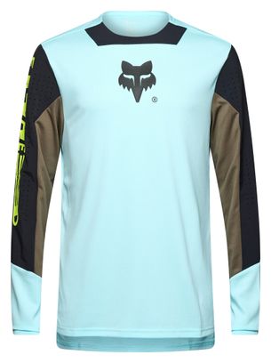 Maillot Manches Longues Fox Defend Elevated Bleu Clair