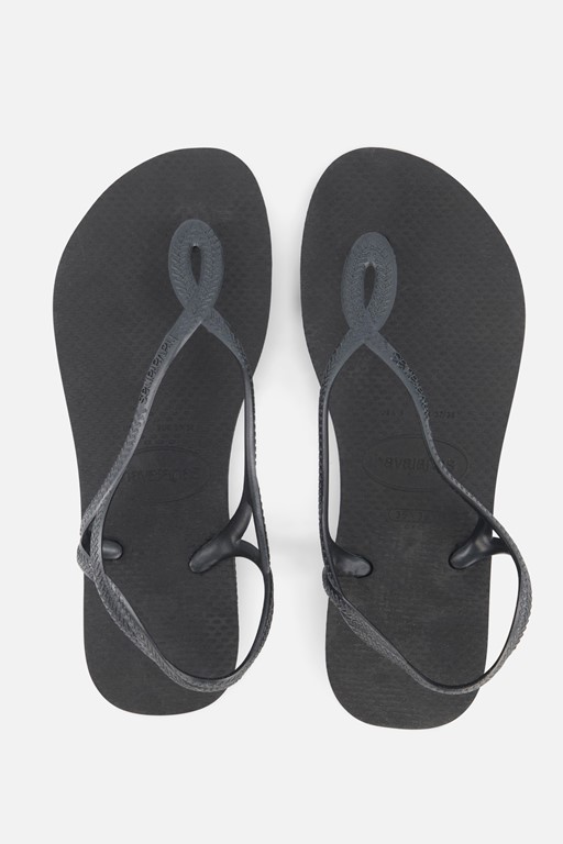 Havaianas Luna Slippers zwart Rubber