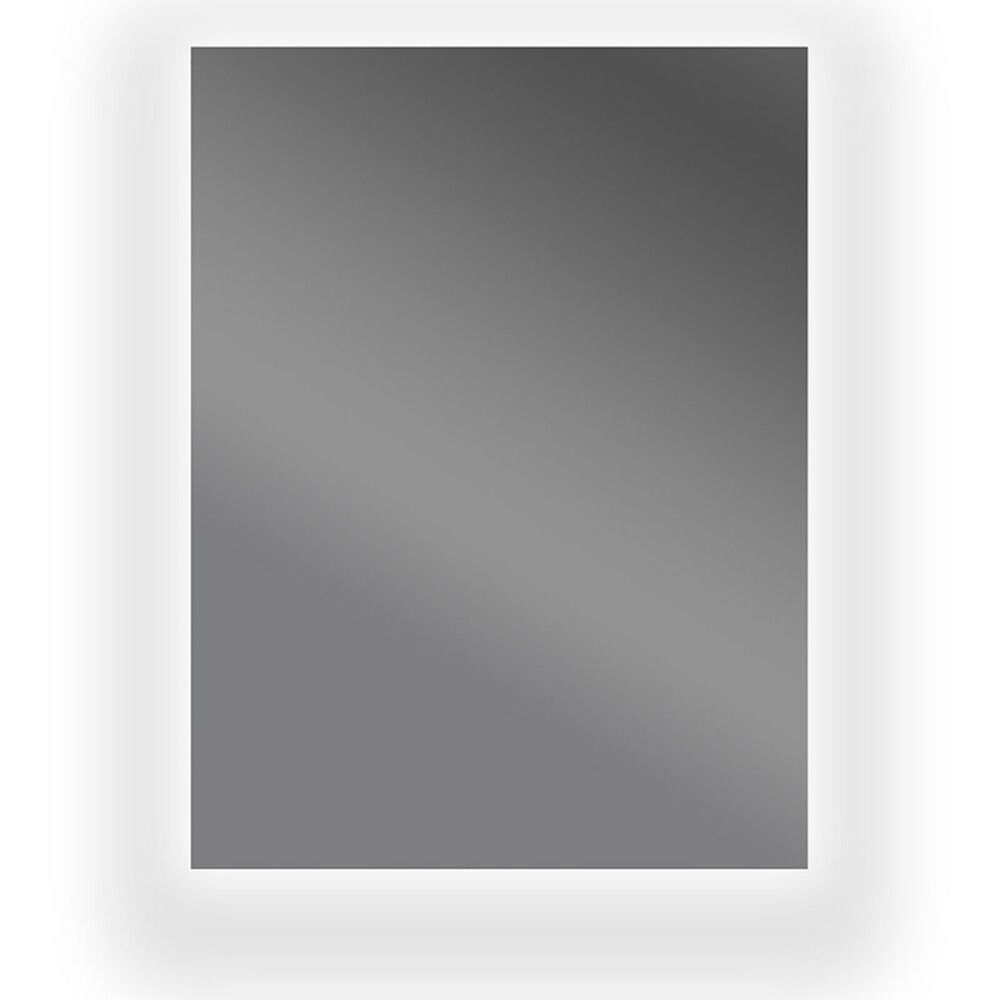 SPEIL CAMARGUE GLIMMRA LED SVART 60X80CM