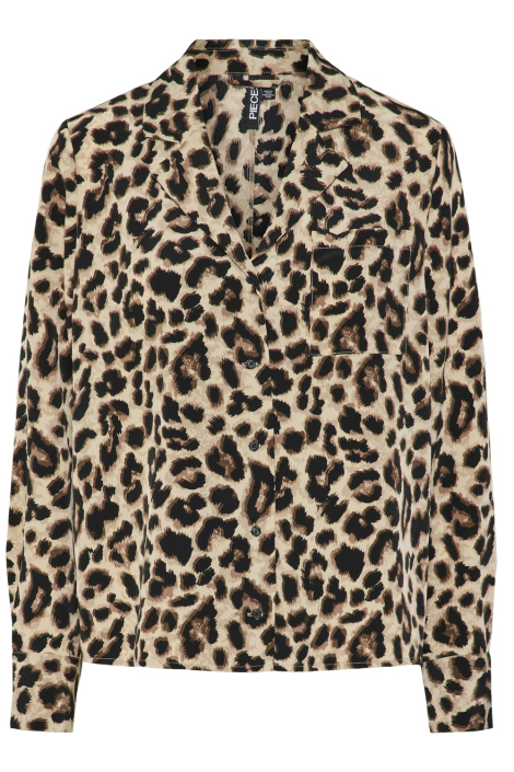 Pieces camel dames blouse
