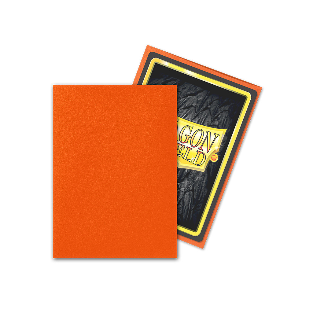 100 Dragon Shield Matte Tangerine