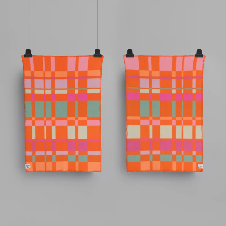 Røros Tweed - City Babydecke, 100 x 67 cm, mint