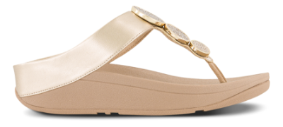 FitFlop Halo Bead-Circle Sandal Guld HJ1