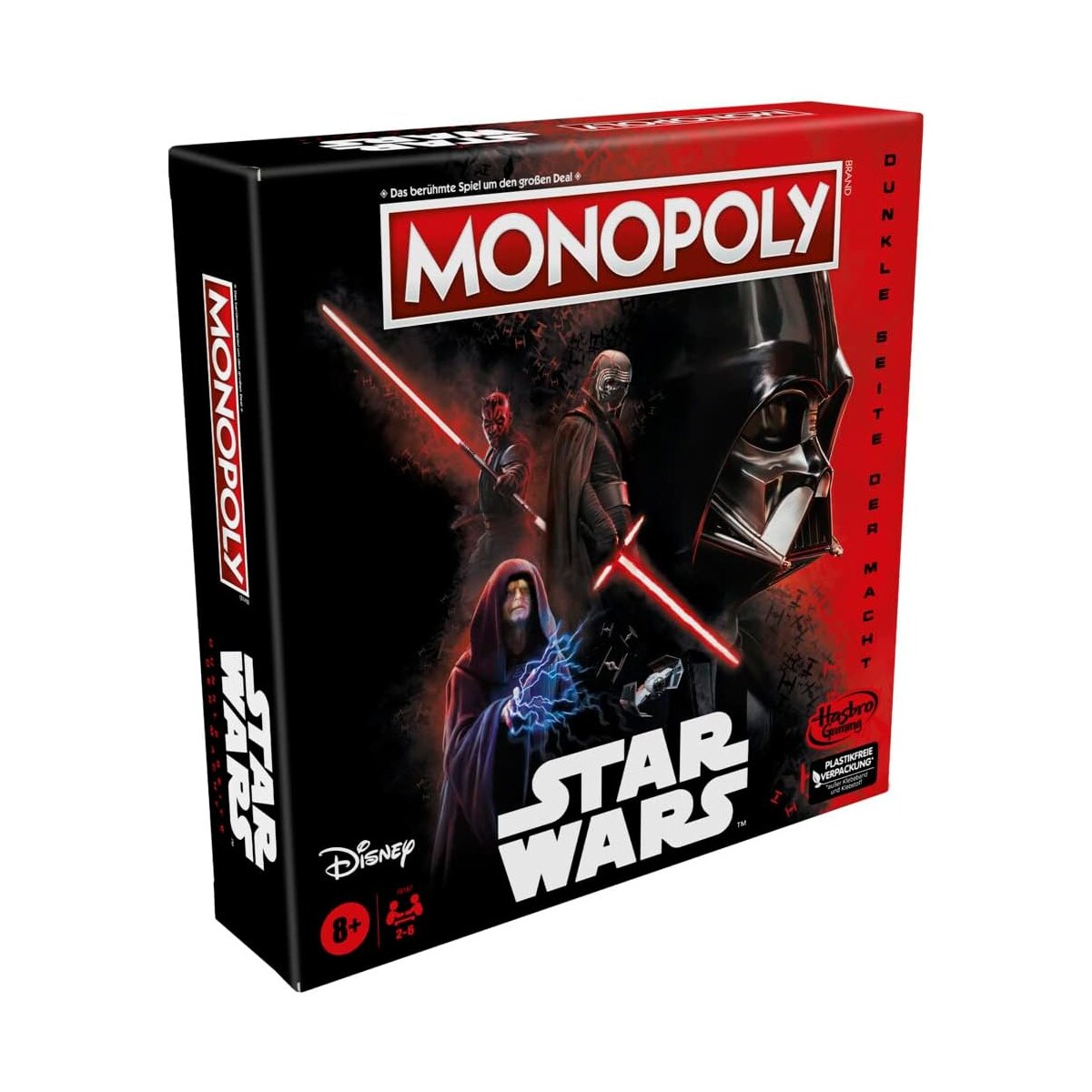 Hasbro - Brettspiel - Monopoly Star Wars: Dunkle Seite der Macht Gesellschaftsspiel Dark Side