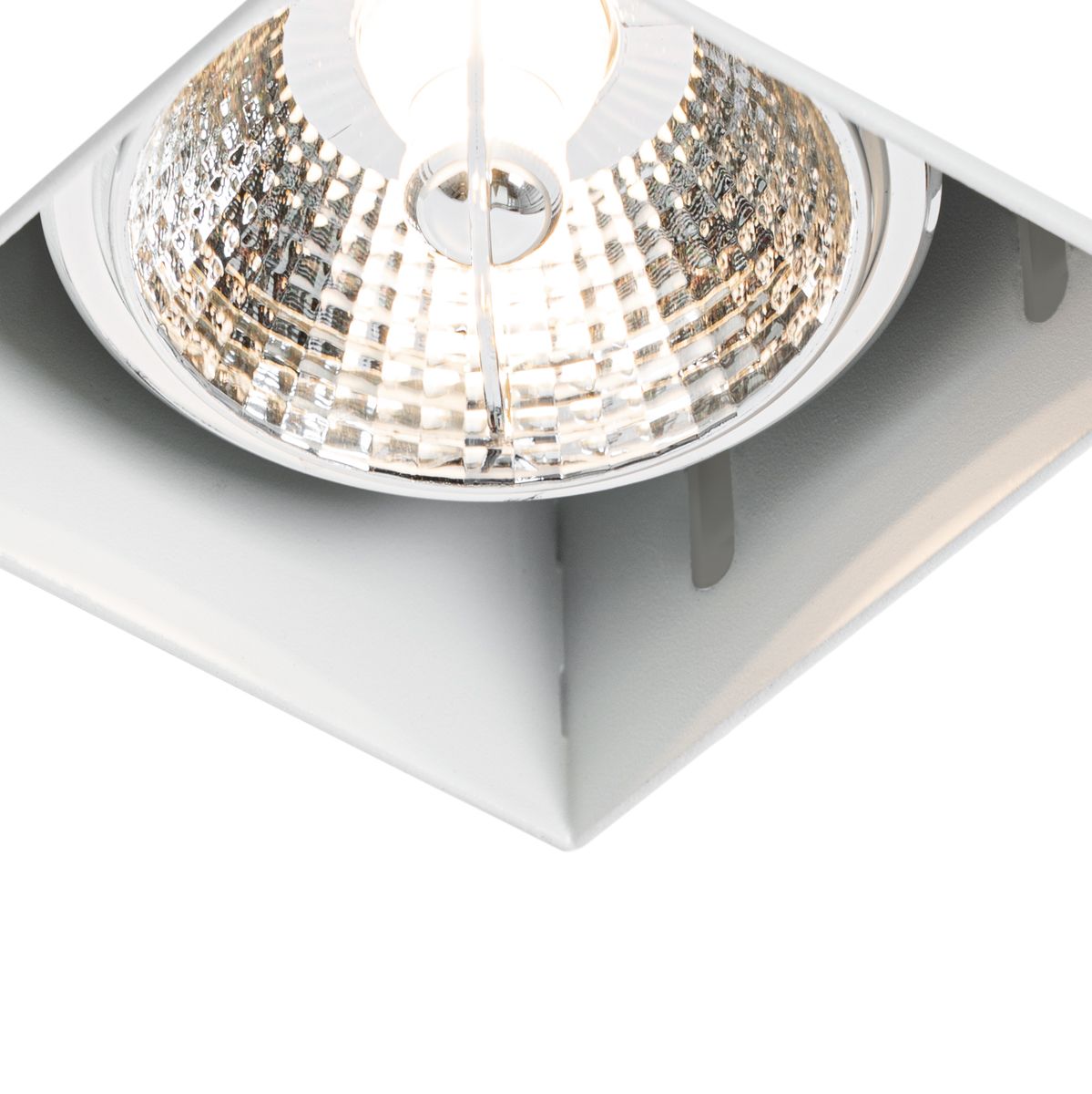 Set van 6 inbouwspots wit GU10 70mm trimless - Oneon