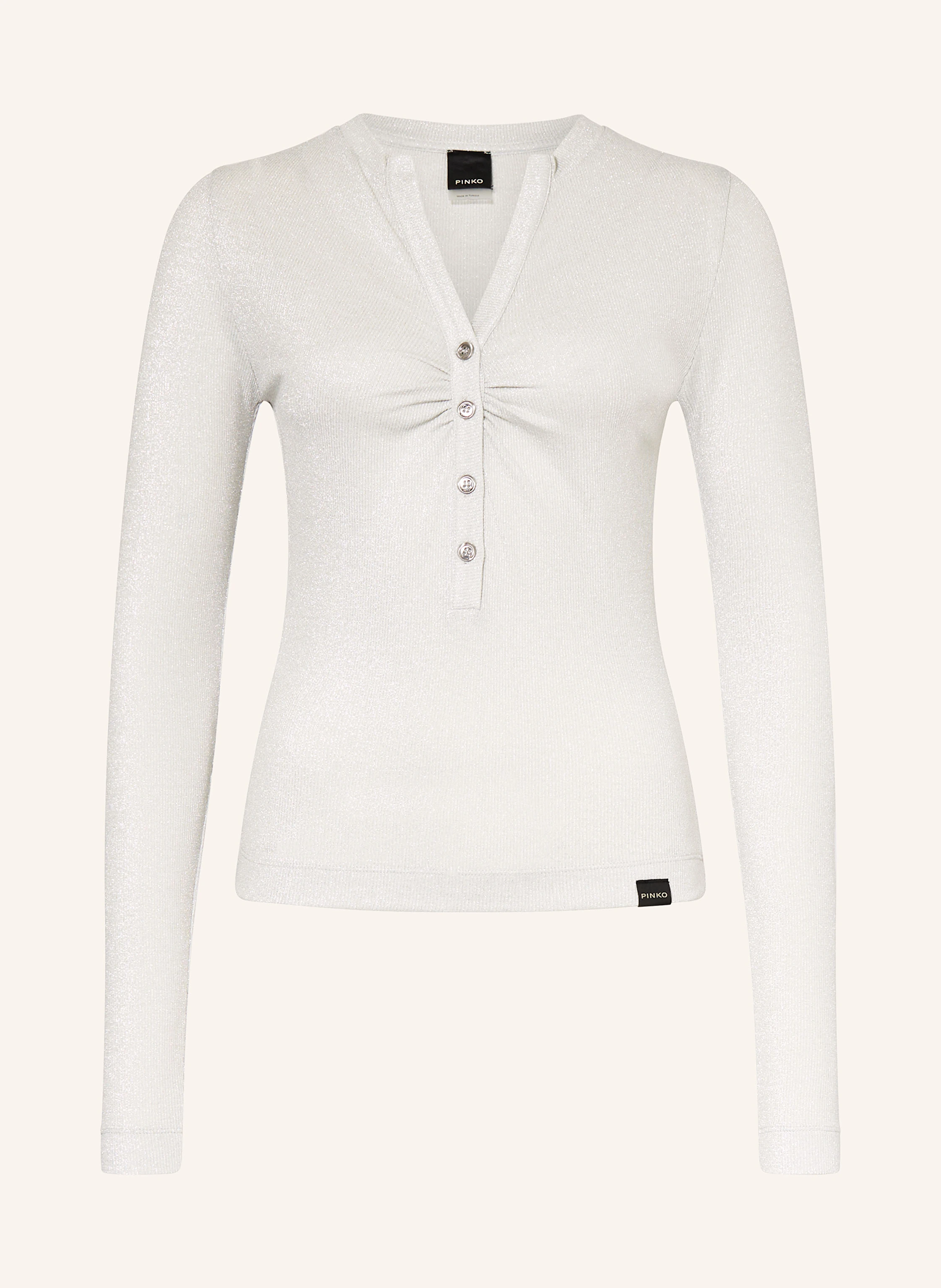 PINKO Longsleeve mit Glitzergarn