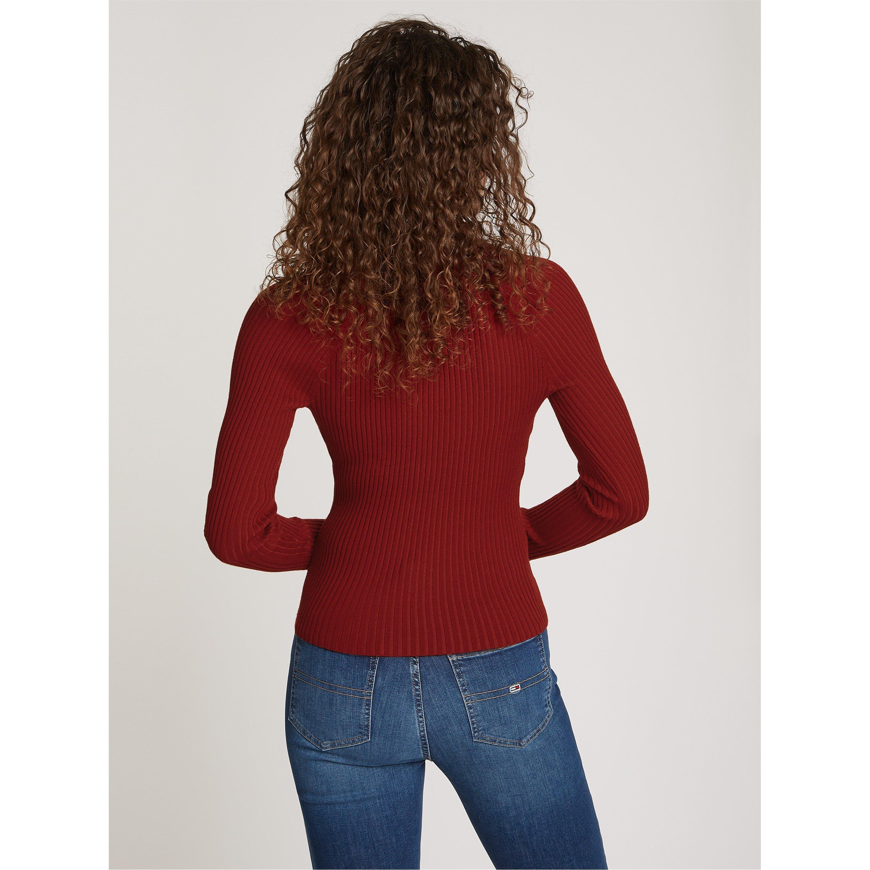Tommy Jeans Collar Badge Rib Pullover Sweater