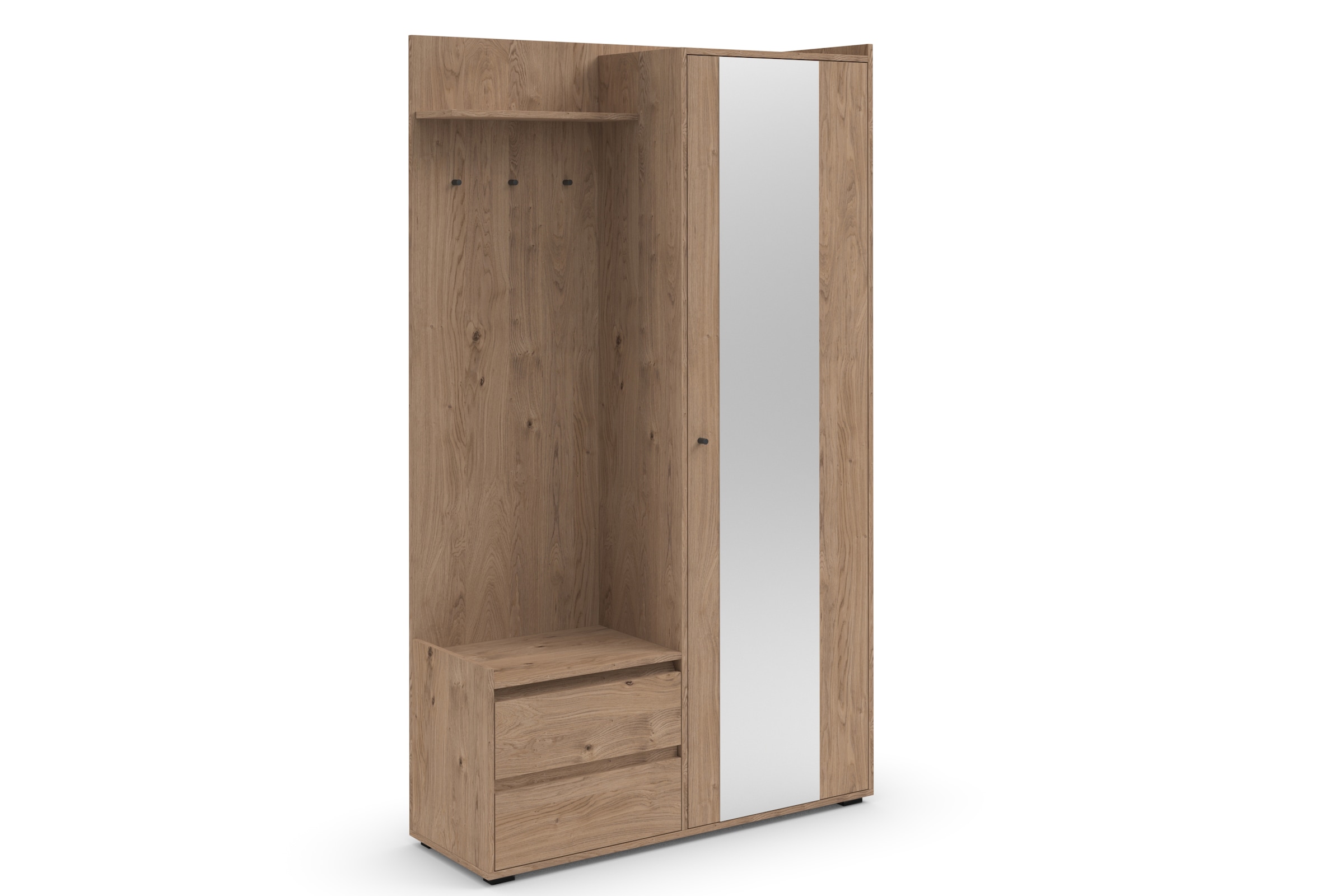 INOSIGN Garderobenschrank »Kosmo« mit Spiegel Masse 118 x 30 cm, Höhe 190 cm, Breite 110 cm