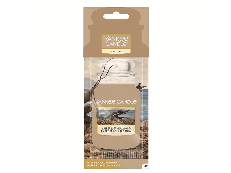 Yankee Candle Signature Auto-Lufterfrischer Car Jar Amber & Duftbaum Bernstein und Sandelholz