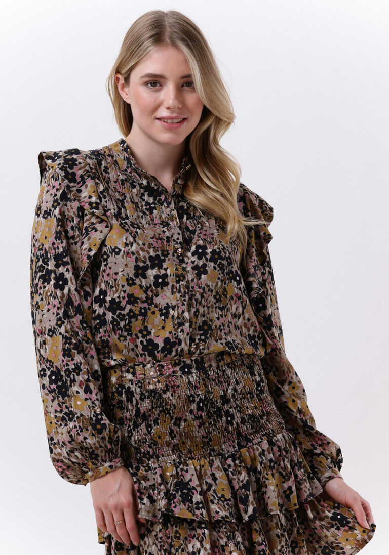 FABIENNE CHAPOT camel fabienne chapot blouse bibi tess long sleeve blouse