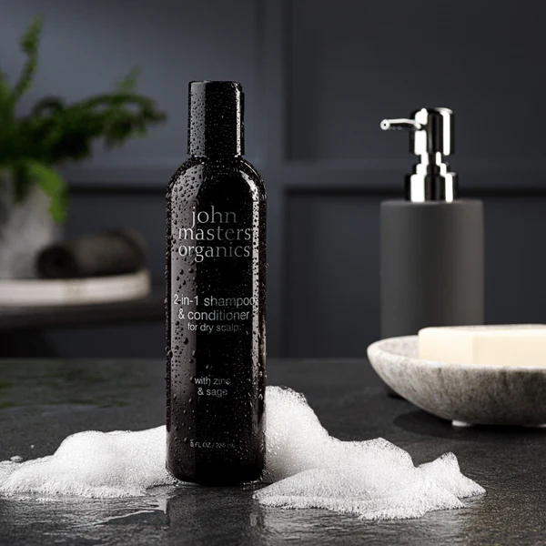 John masters organics Shampoing Hydratant Cuir Chevelu - Zinc & Sauge 236 ML