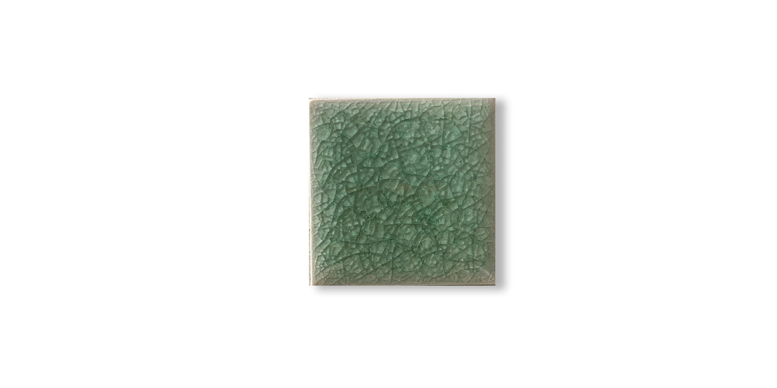 Fliese 'Craquele' pistazie, L 5 cm, B 5 cm von fischer's lagerhaus