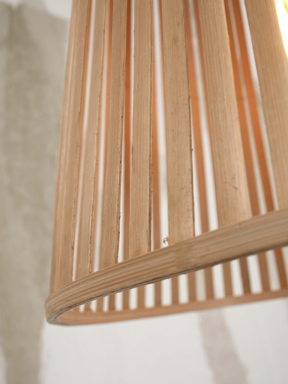 Good&Mojo Merapi hanglamp Ø30 cone small naturel