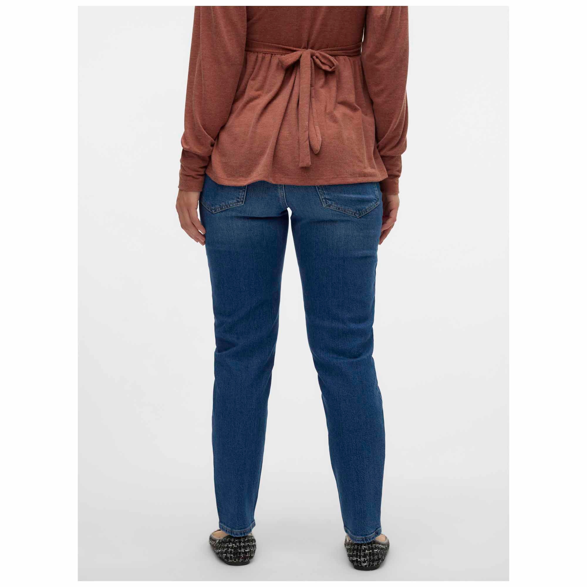 VERO MODA zwangerschapsdenim lang effen denim