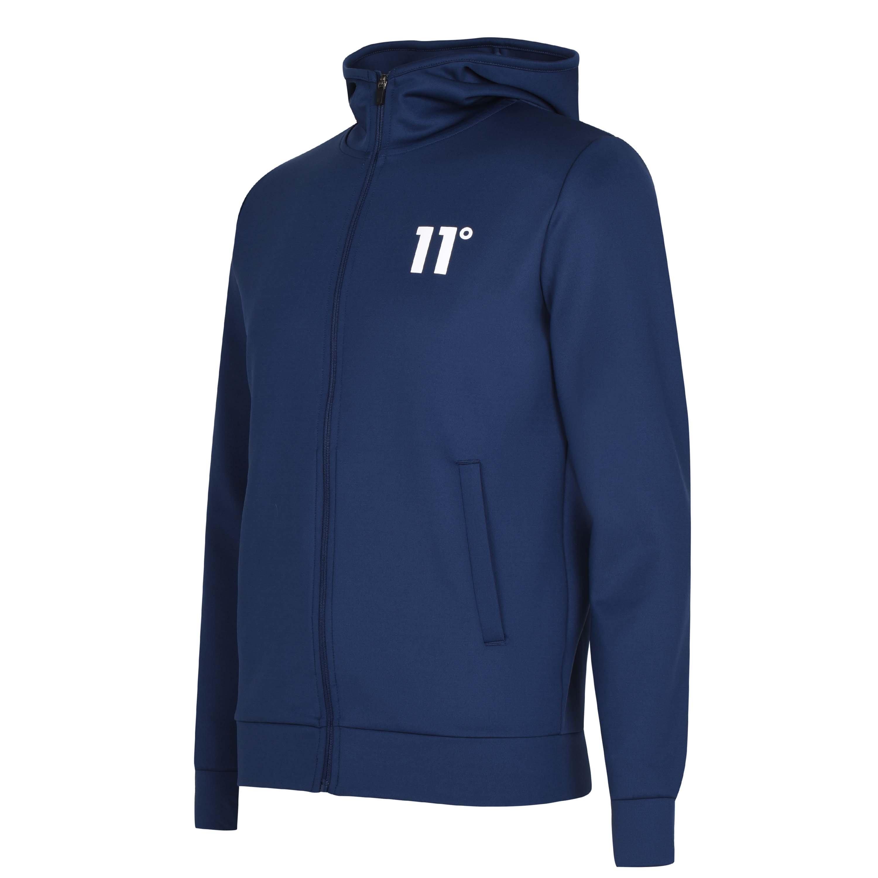 11 Degrees 11 Core Poly Full Zip Hoodie