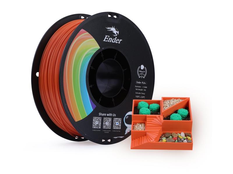 Creality Filament PLA  Orange, 1.75 mm, 1 kg Hochwertiges PLA  Filament für 3D-Drucker