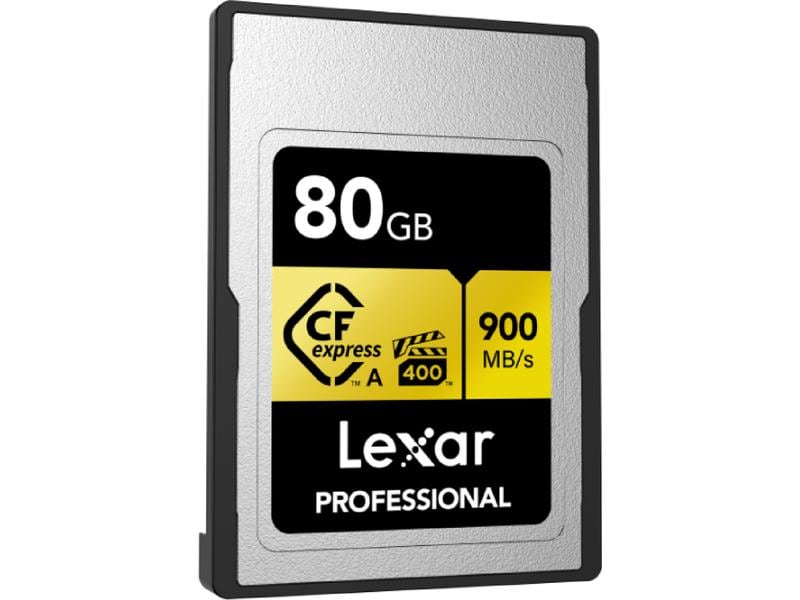 Lexar CF-Karte Professional Type A GOLD Series 80 GB CompactFlash-Speicherkarte