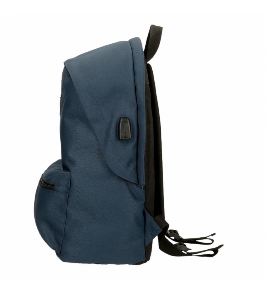 Mochila Pepe Jeans 6332426 azul marinho - 31x44x17,5cm