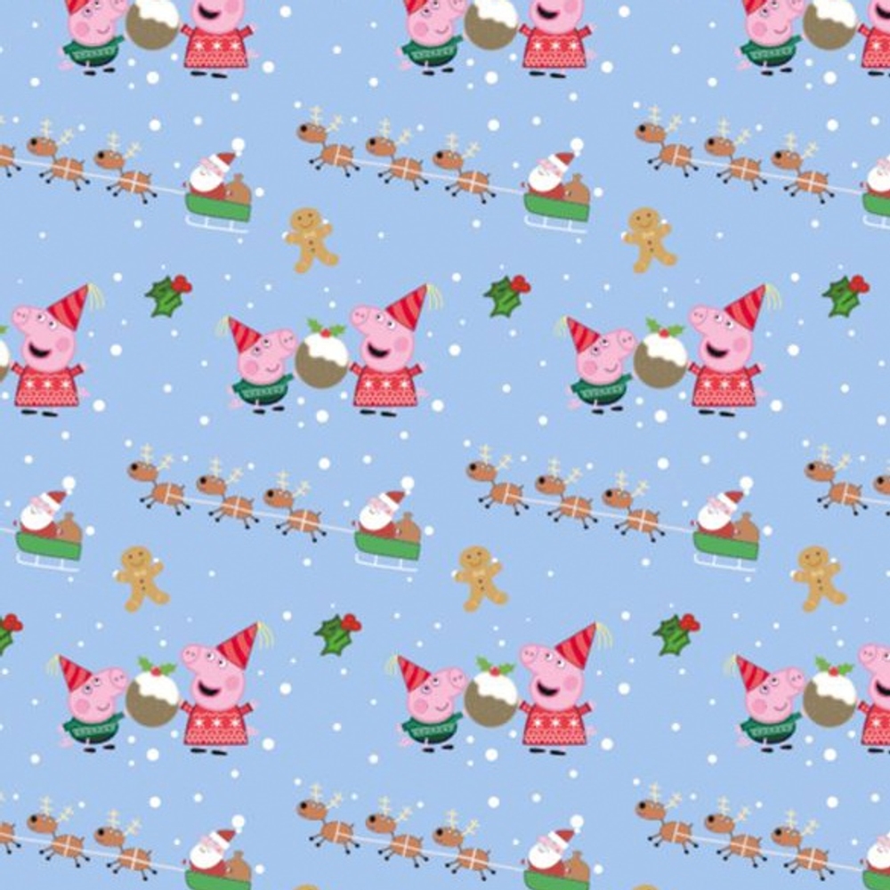 Peppa Pig Weihnachtsgeschenkpapier (4 m)