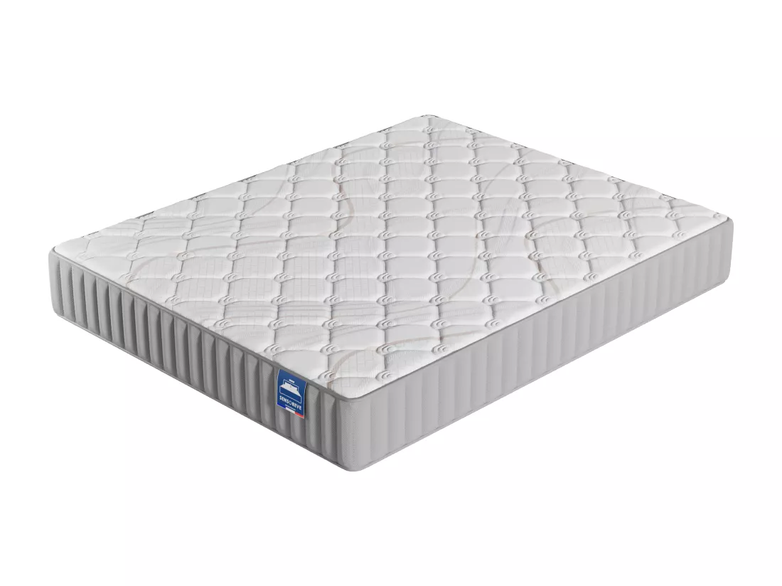Ensemble Matelas + Lit Avec Tête De Lit 140x190 Cm, Sirius 16cm D’épaisseur Latex Naturel