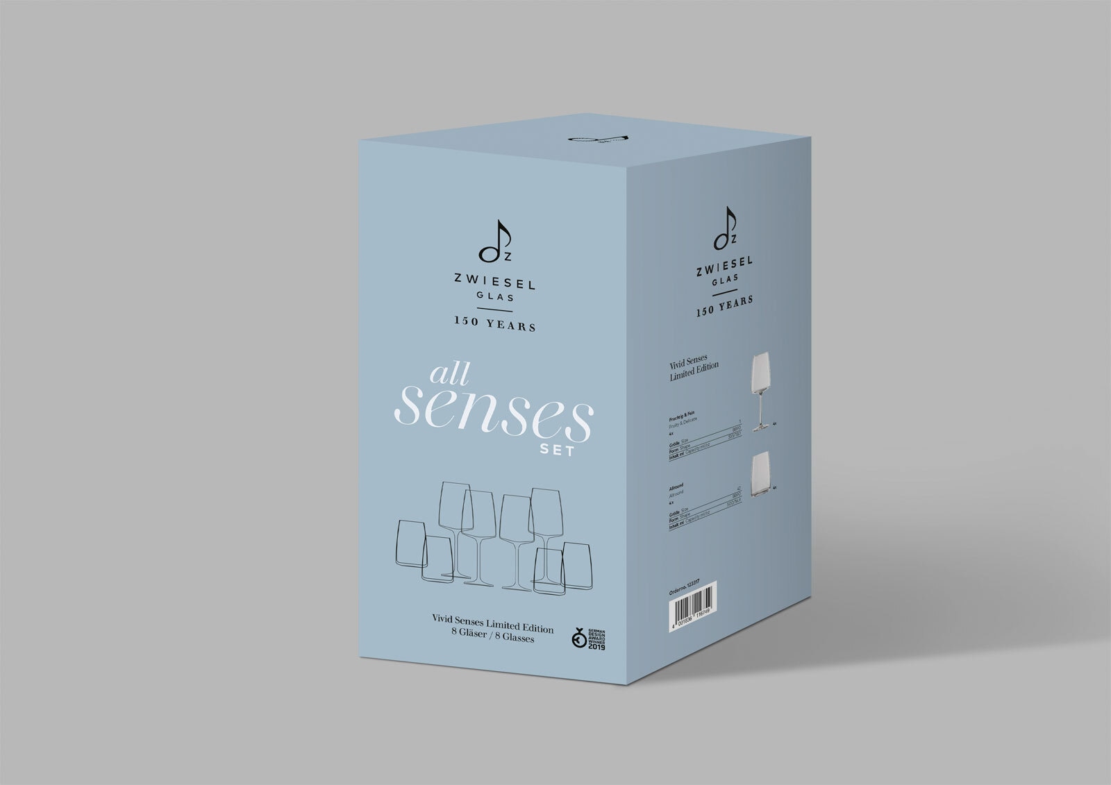 ZWIESEL GLAS Gläser-Set VIVID SENSES 8-teilig transparent