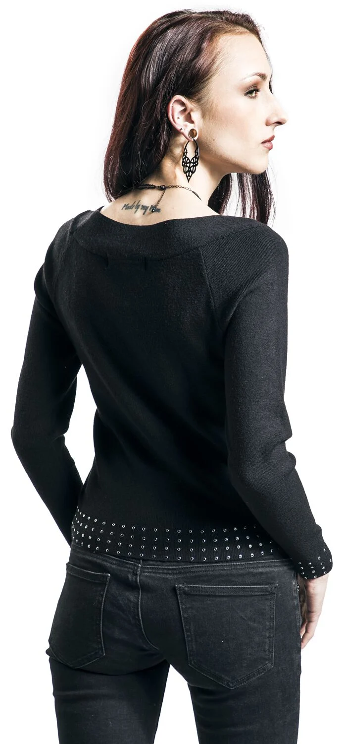 Sweat Clouté | Black Premium by EMP Pull tricoté