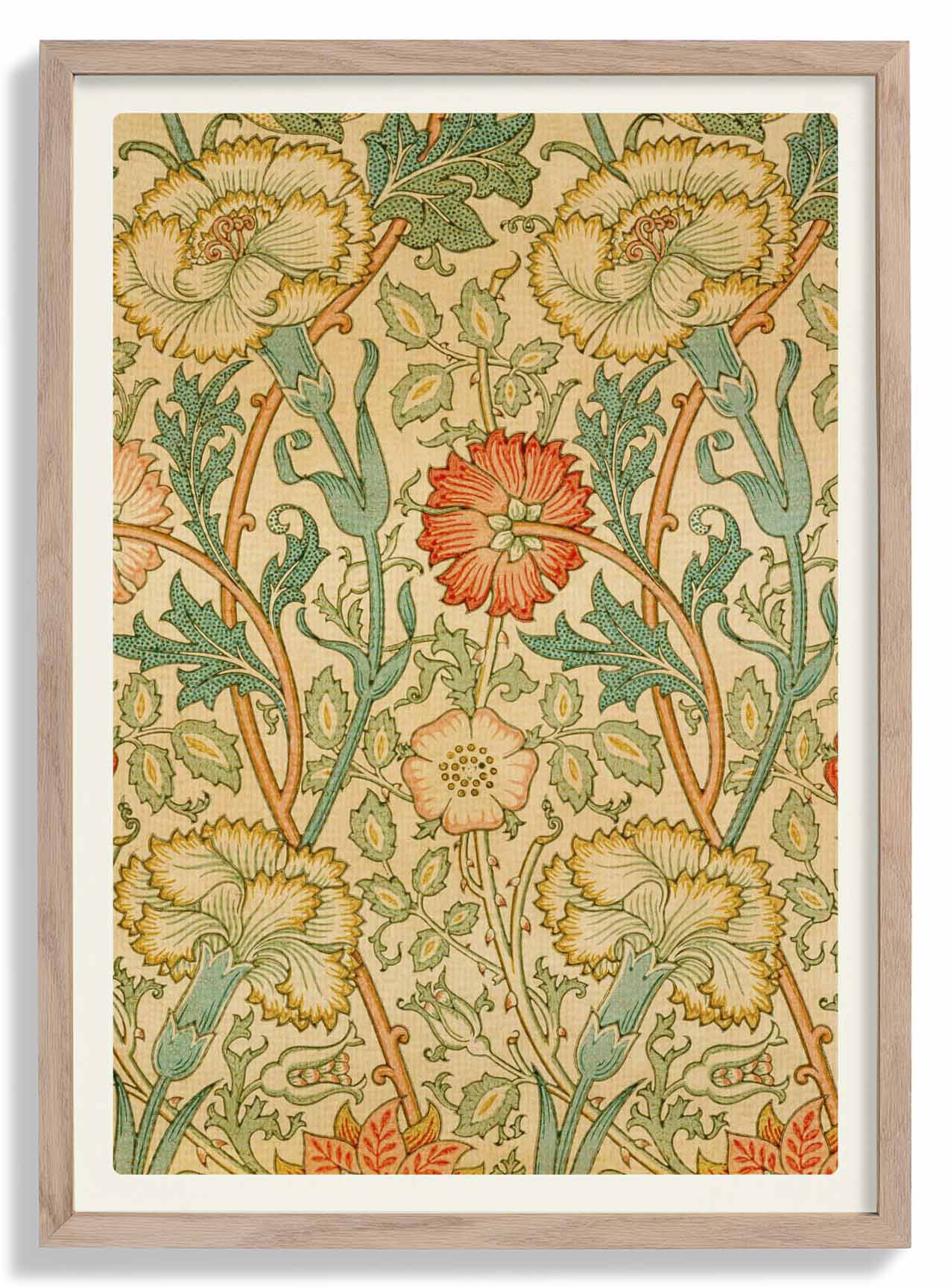 William Morris Rosa und Rose
