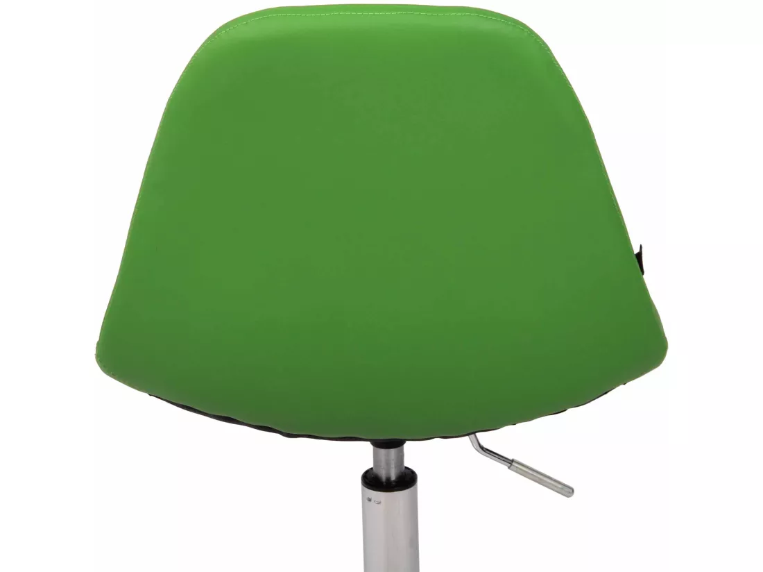 Chaise de bureau - Similicuir & Métal chromé - Vert - Reims