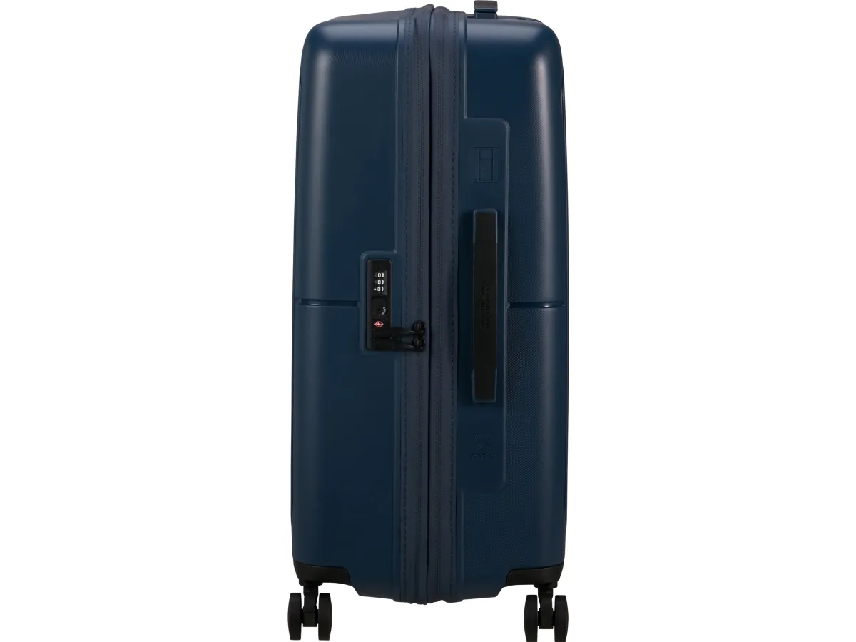 American Tourister DashPop, Trolley, Hård skal, Blå, Kabine, 4 hjul, Roterende hjul