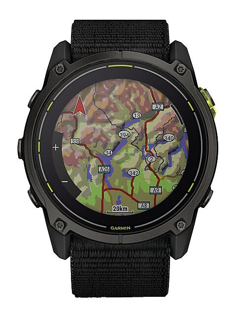 GARMIN - MONTRE GPS ENDURO 3 SAPPHIRE SOLAR TITANE