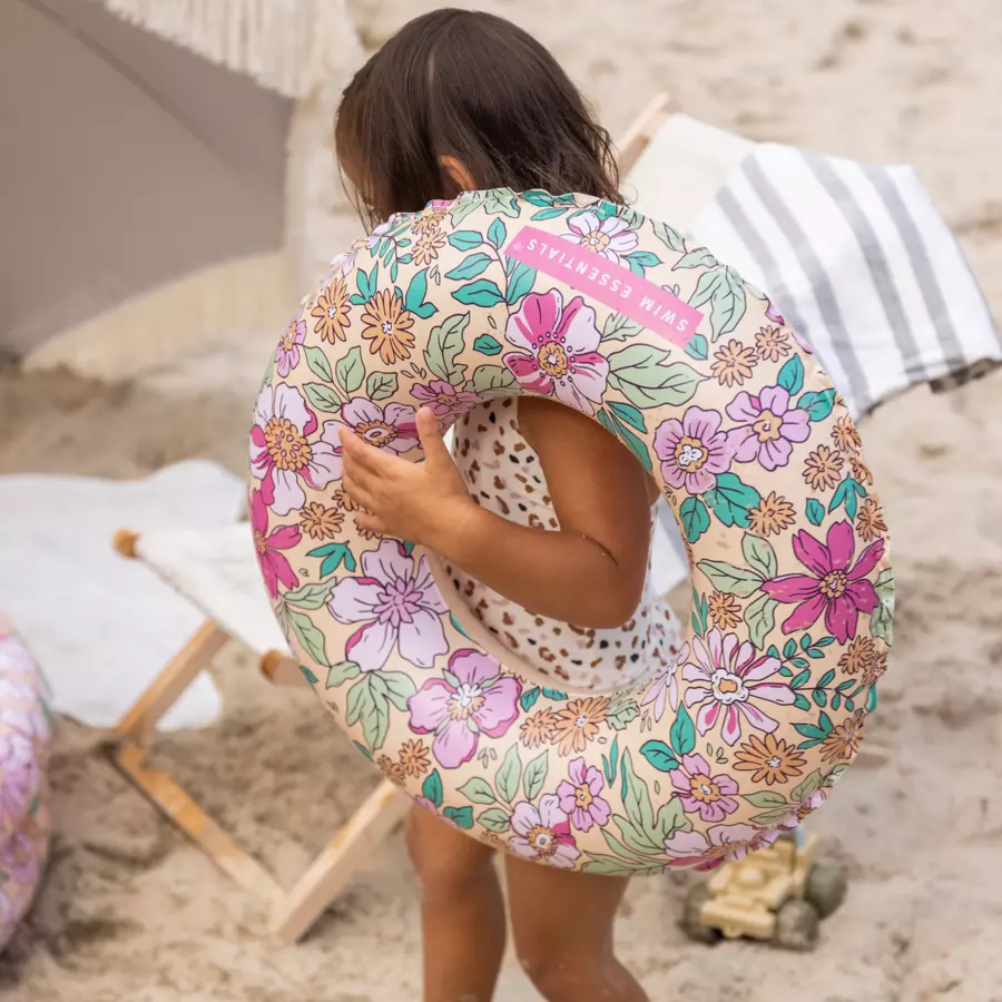 Swim Essentials Pink Blossom Schwimmring ⌀55 cm