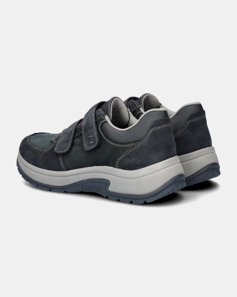 Rieker Klittenbandschoenen  - blauw