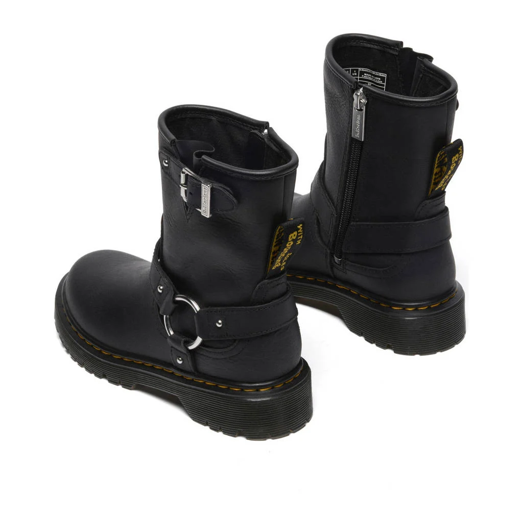 Dr. Martens Genaya Jleren bikerboots zwart
