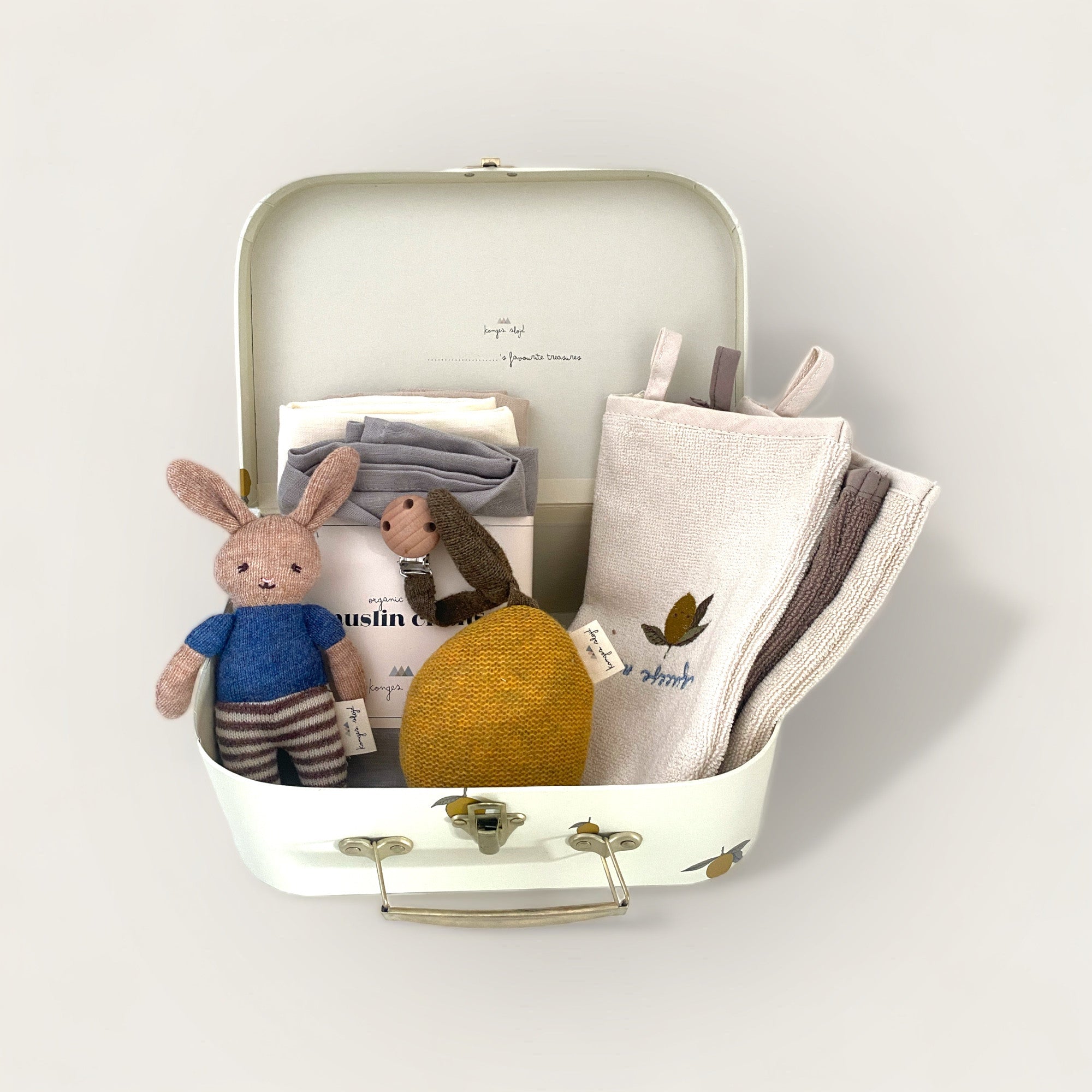 Geburtsgeschenk Koffer Lemon Love