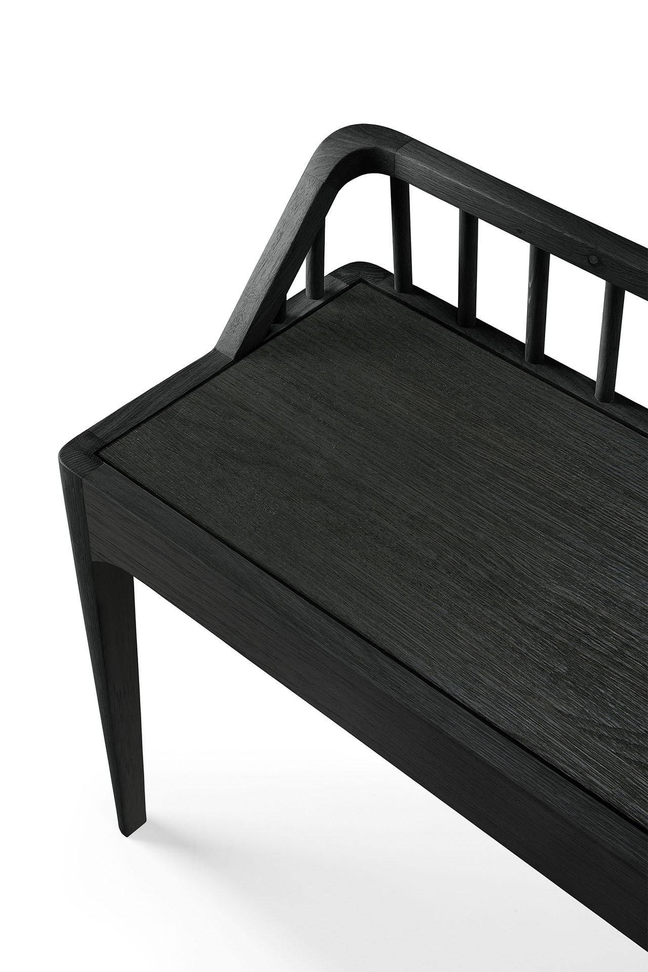 Ethnicraft Bench Spindle Oak black