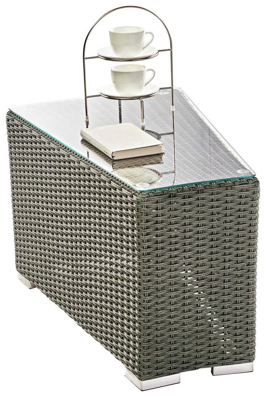 Ambia Garden Seitentisch MONACO SMOKY